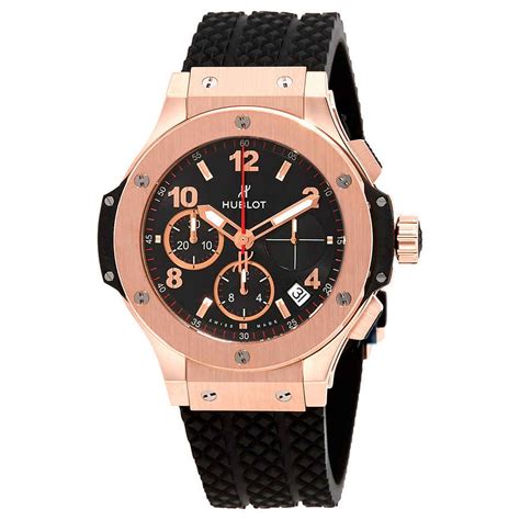 hublot big bang working chronograph rose gold case|Hublot Big Bang 18K Rose Gold Chronograph Black Dial .